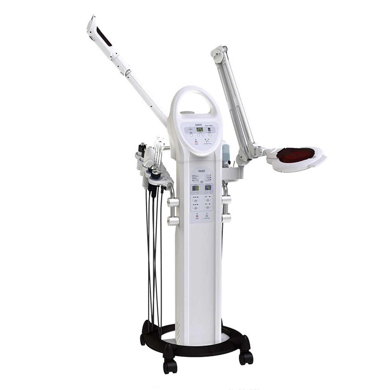 multi-functional 9 in 1 facial care beauty machine skin deep cleaning microcurrent facial steamer machine
