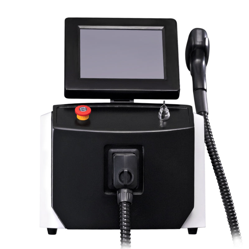 Portable 808nm Diode Laser Hair Removal Machine Three Handles Fast Effective Hair Removal Laser Depilation
