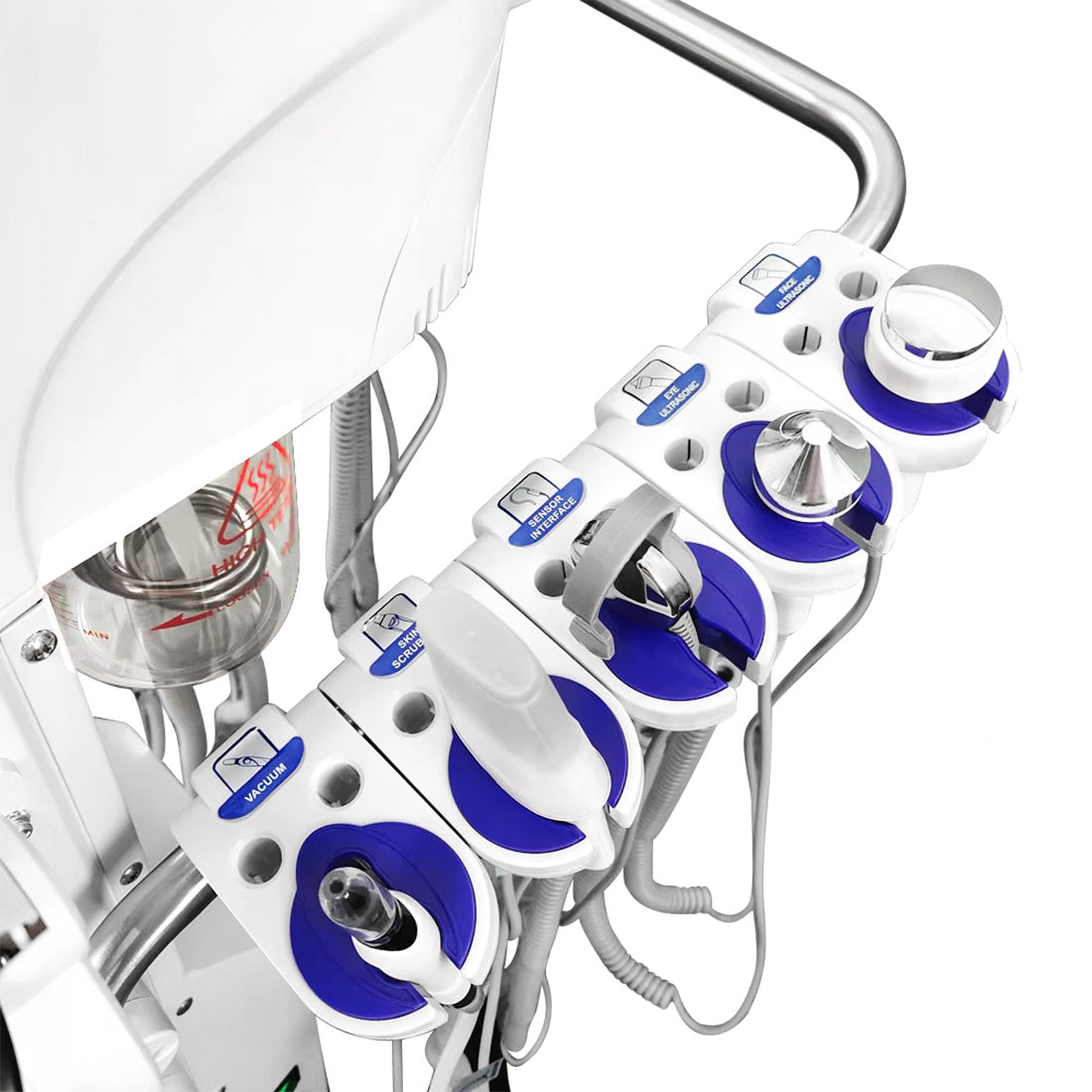 multi-functional 9 in 1 facial care beauty machine skin deep cleaning microcurrent facial steamer machine