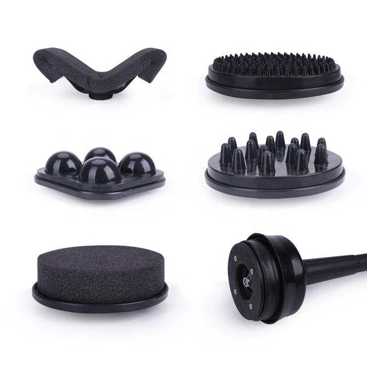 6 Replacement Heads Massage Therapy Machine Relax Neck For Salon Use