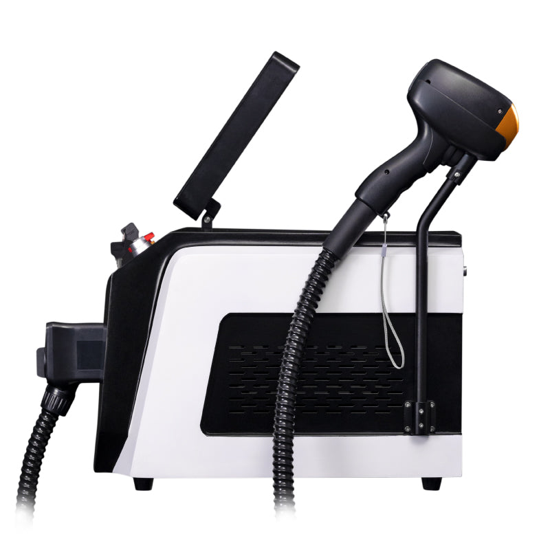 Portable 808nm Diode Laser Hair Removal Machine Three Handles Fast Effective Hair Removal Laser Depilation