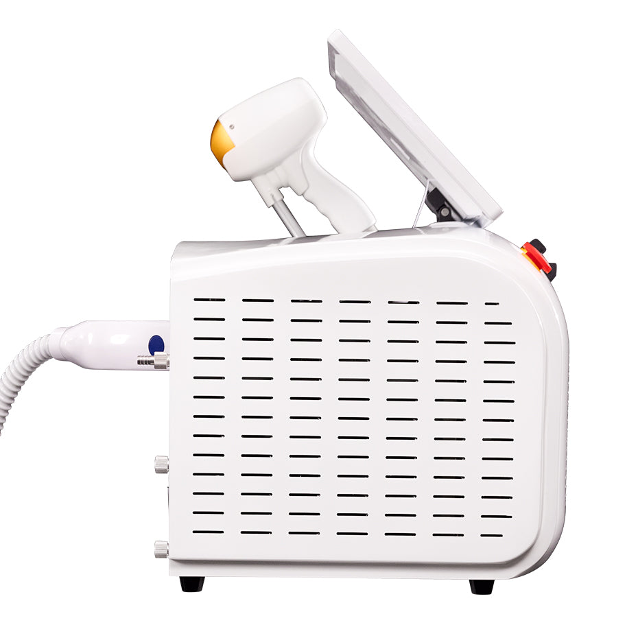 newest diode laser hair removal machine 755nm 808nm 1064nm 3 wavelengths diode laser painless hair removal cooling head epilator