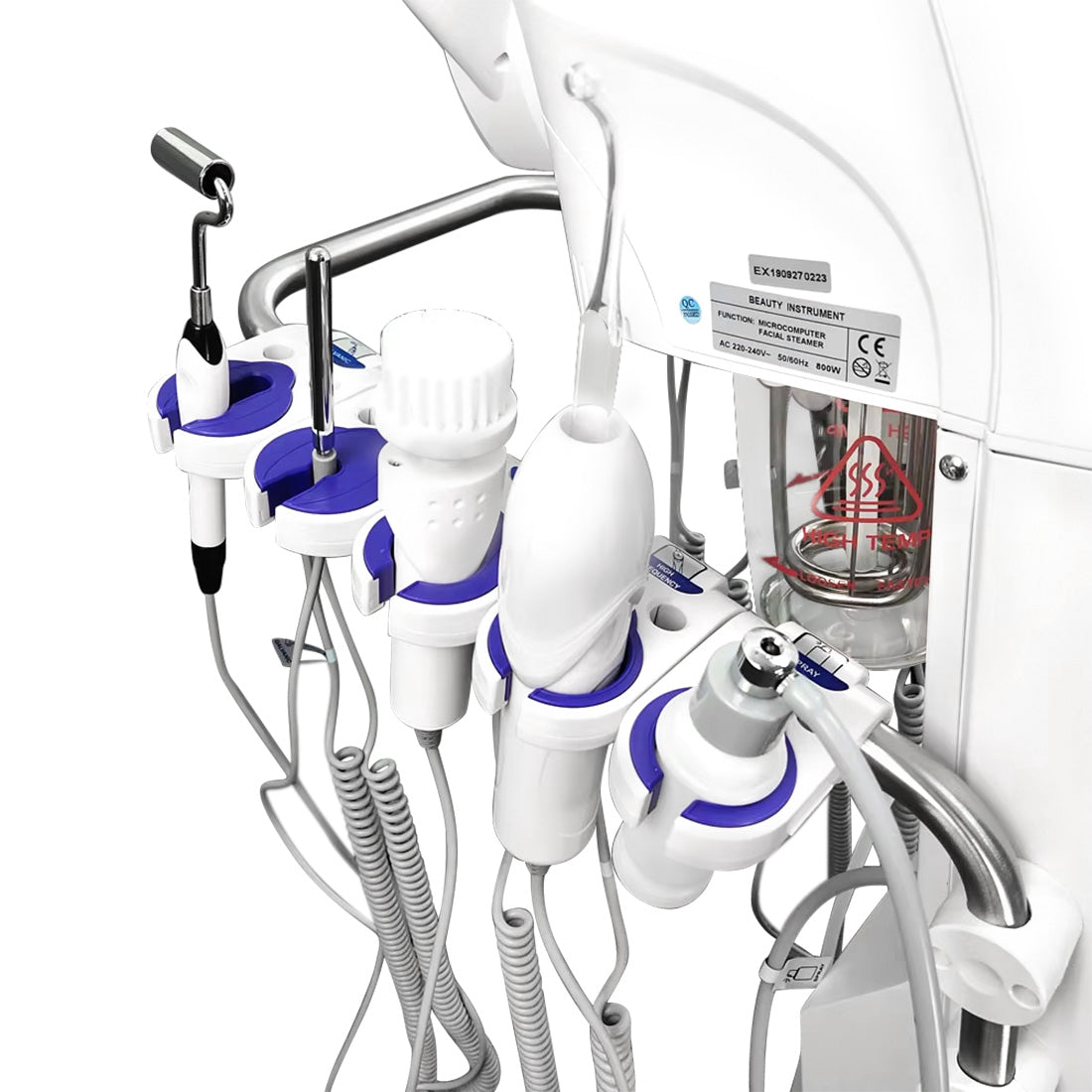 multi-functional 9 in 1 facial care beauty machine skin deep cleaning microcurrent facial steamer machine