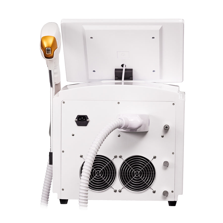 newest diode laser hair removal machine 755nm 808nm 1064nm 3 wavelengths diode laser painless hair removal cooling head epilator