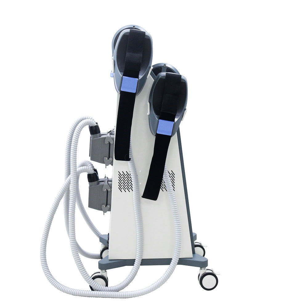 4 Handles Ems Muscle Building Body Sculpting Machine Belly Fat Reduction Machine