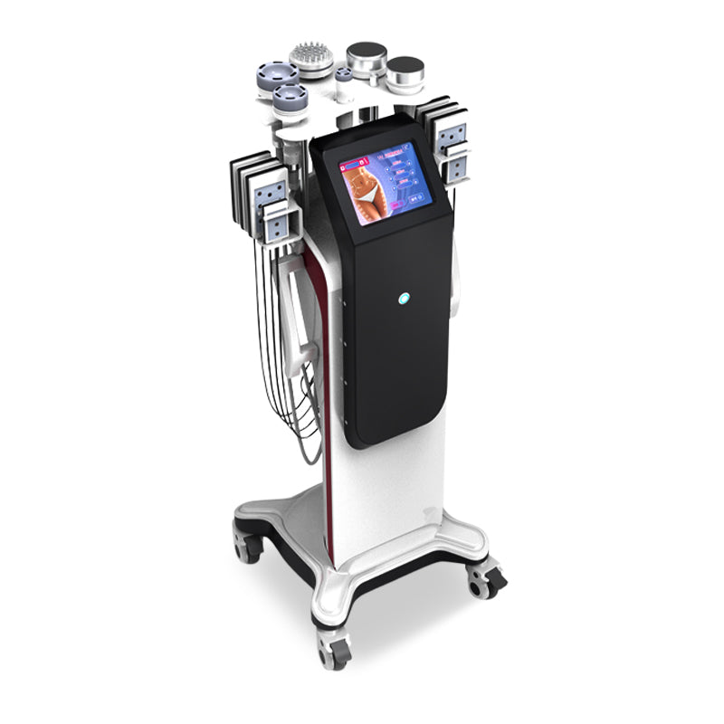 80K 7 in 1 Cavitation Vacuum Body Slimming Machine Cavitation Lipolaser Pads Fat Burning Cellulite Reduce Body Sculpting Machine