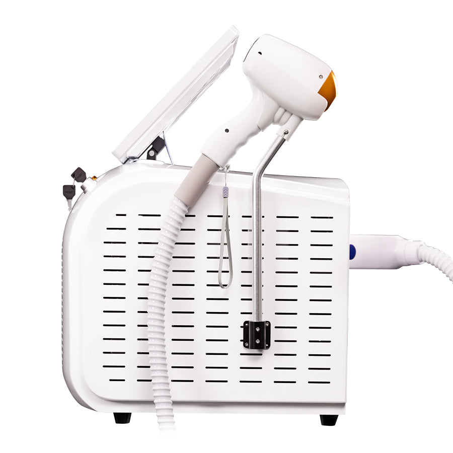 newest diode laser hair removal machine 755nm 808nm 1064nm 3 wavelengths diode laser painless hair removal cooling head epilator