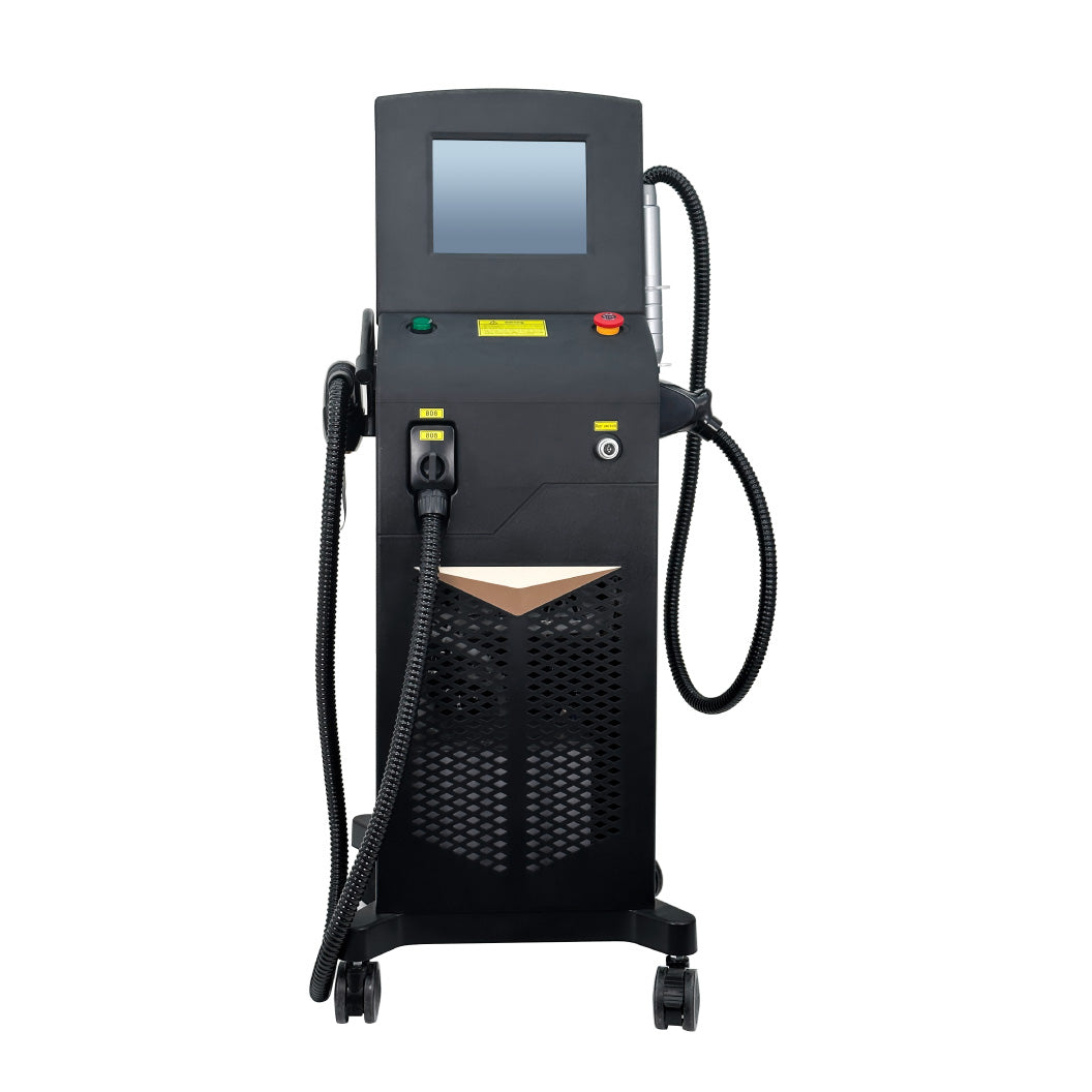 Best Professional 4 Wavelength Diode Laser Hair Removal Machine High Strength Stationary with Free OEM Service