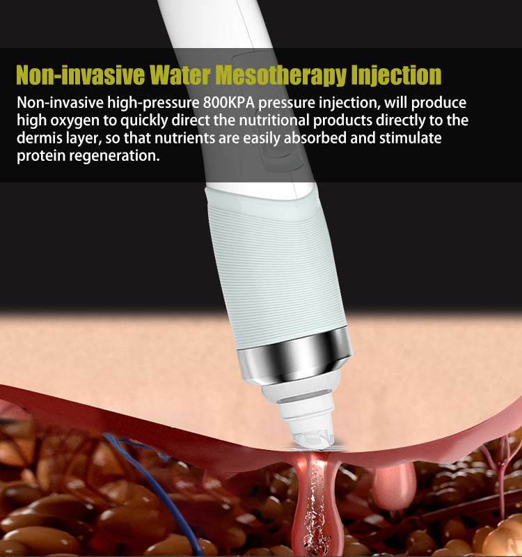 6 in 1 Facial Management M6 Microdermabrasion dermabrasion Facial Machine Multifunction Portable Oxygen Cleaning Device