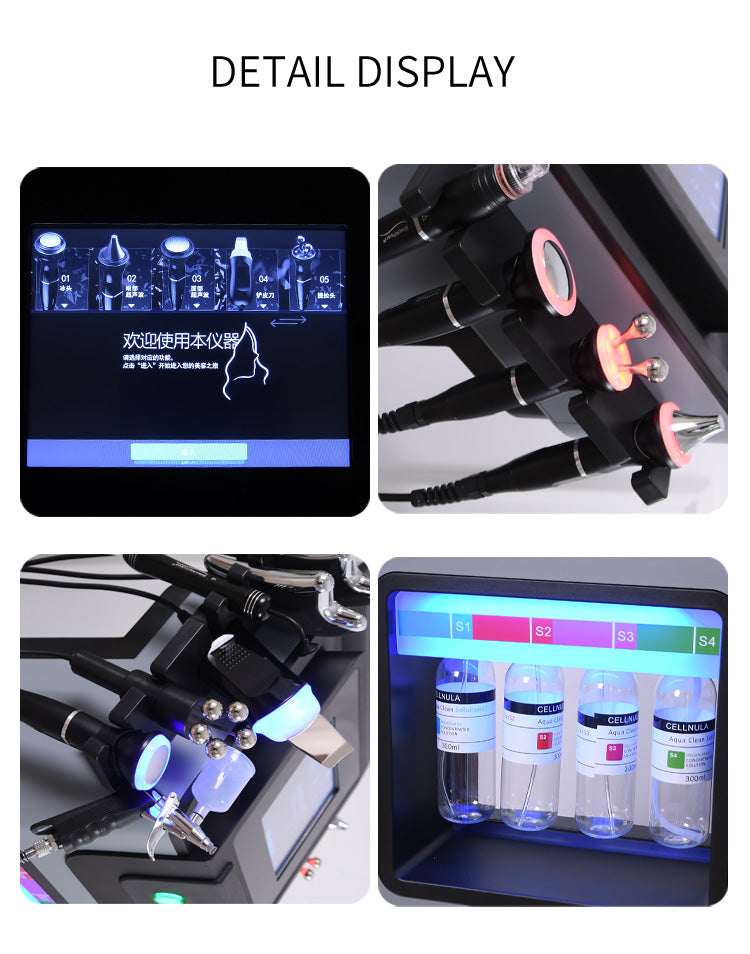2023 Hydrafacy Facial 10 In 1 Hydra Water Peel Microdermabrasion Hydrodermabrasion Facial Machine hydro facials machine