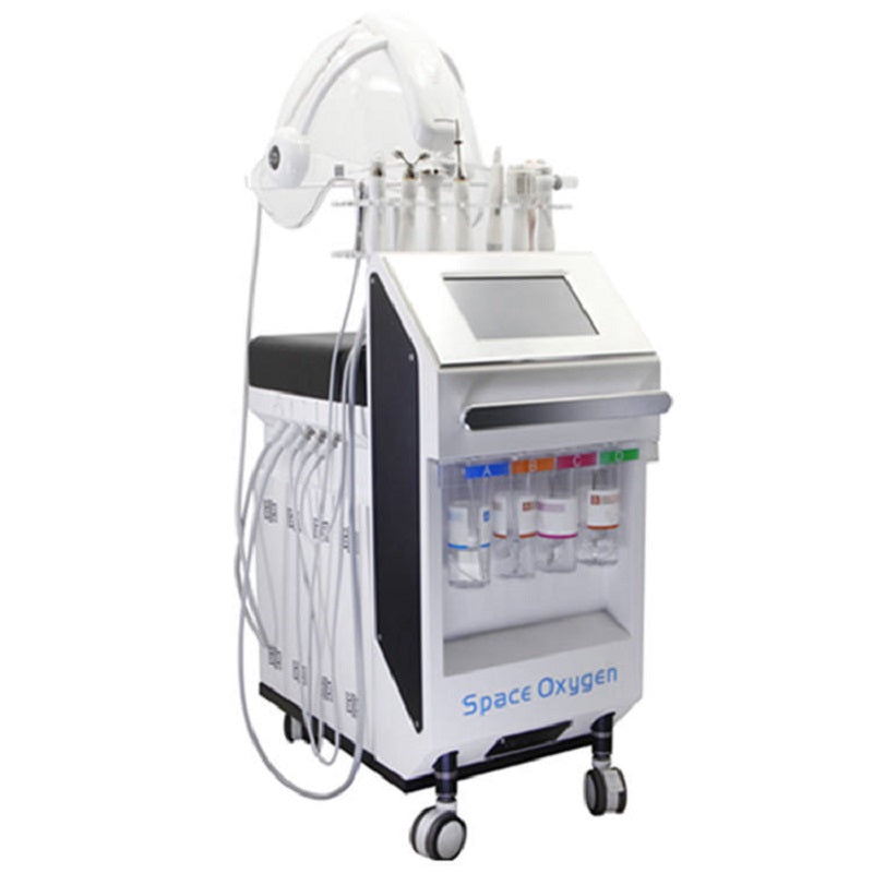 Ultrasound cold hammer Oxygen inject face skin rejuvenation water oxygen facial cleaning beauty machine
