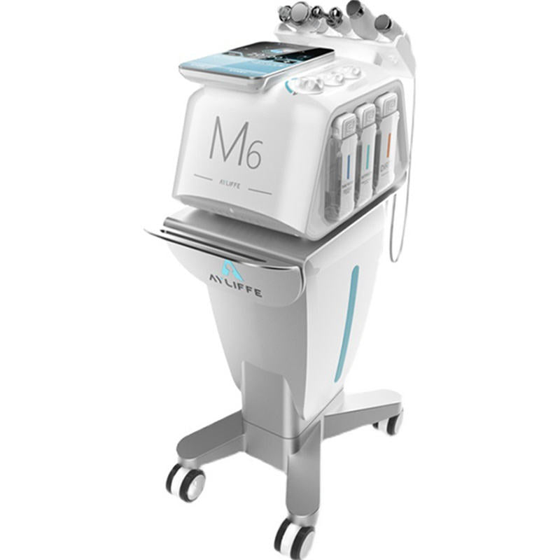 6 in 1 Facial Management M6 Microdermabrasion dermabrasion Facial Machine Multifunction Portable Oxygen Cleaning Device