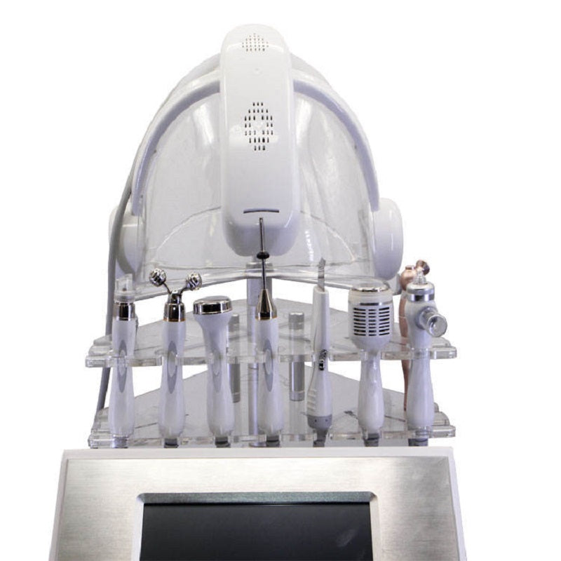 Ultrasound cold hammer Oxygen inject face skin rejuvenation water oxygen facial cleaning beauty machine