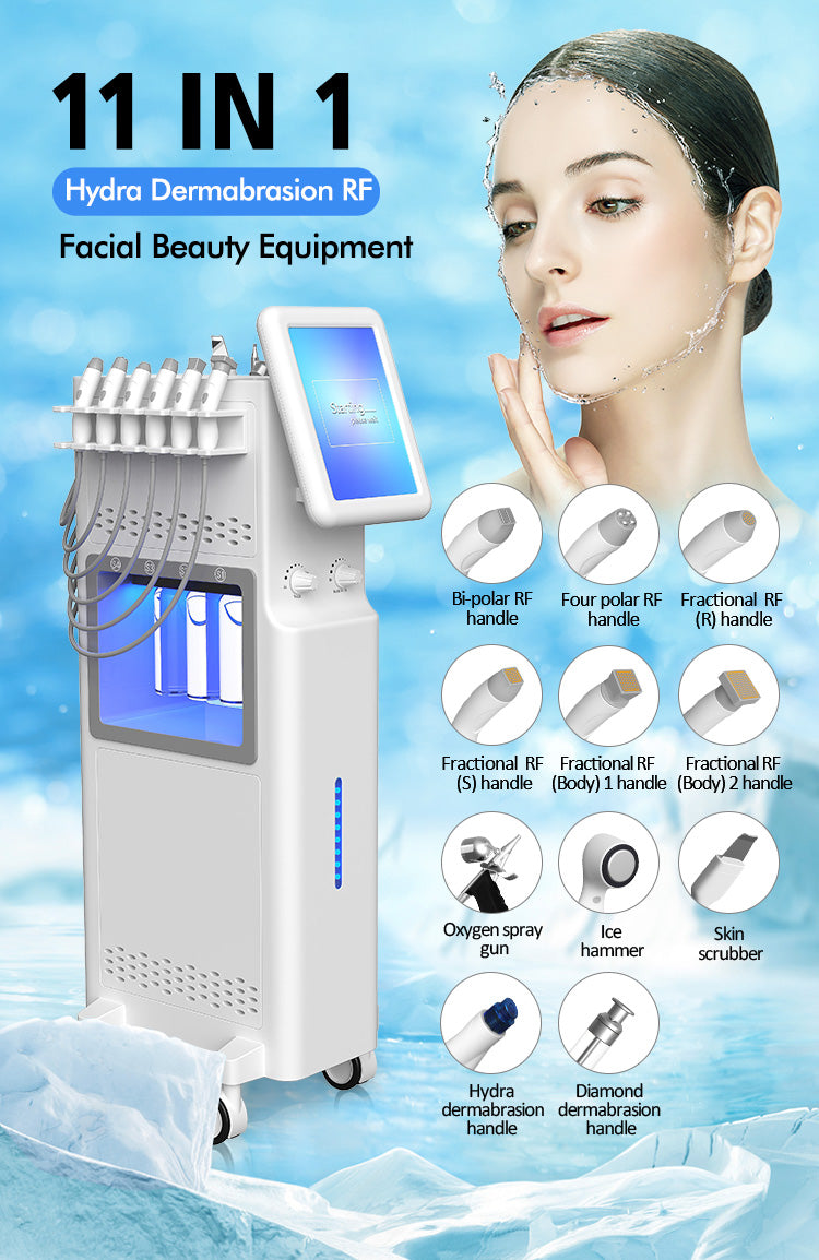 11 In 1 Facial Peeling Hydra dermabrasion Skin Care Beauty Machine