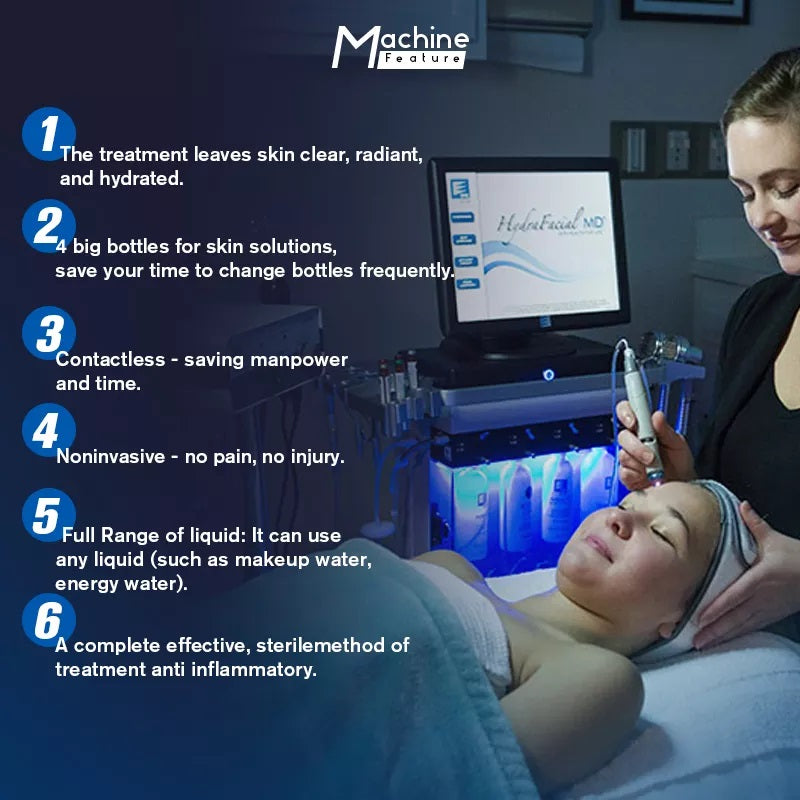 Multifunctional 14 in1 Professional Hydrafacial Beauty Machine SPA