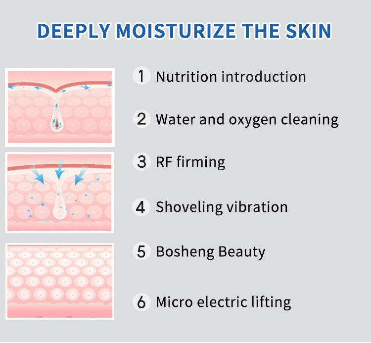 Multifunctional 10 in 1 hydra facial microdermabrasion machine
