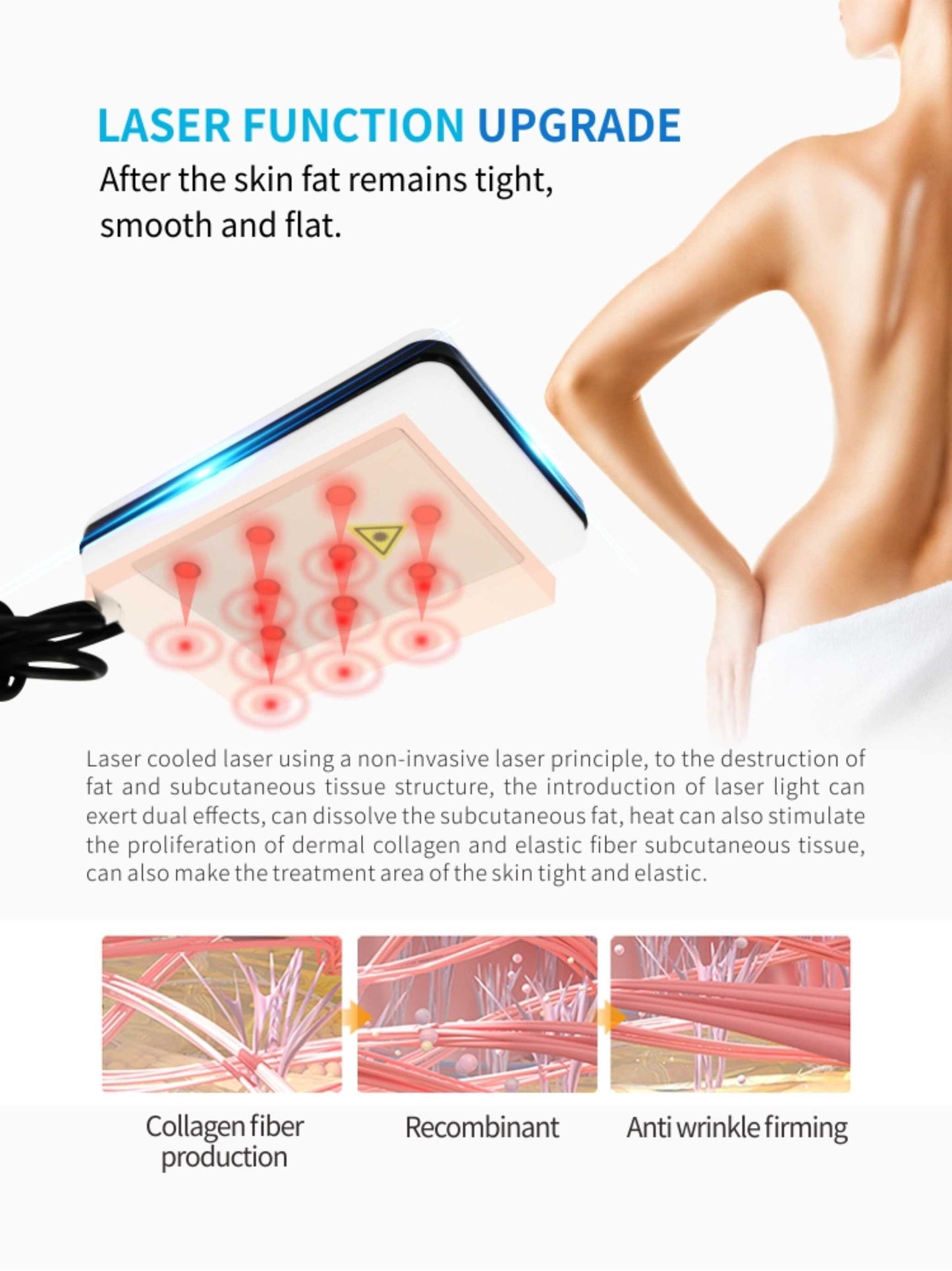 Professional Vertical Cryolipolysis Machine with 4 handles