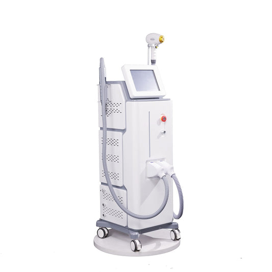 Triple Wavelength Diode Laser 808NM Titanium Ice New Standing Hair Removal Machine for Beauty Salon