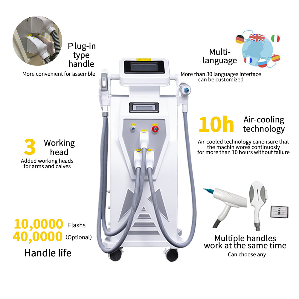 Ipl Laser Permanently Hair Removal Machine