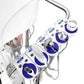 multi-functional 9 in 1 facial care beauty machine skin deep cleaning microcurrent facial steamer machine