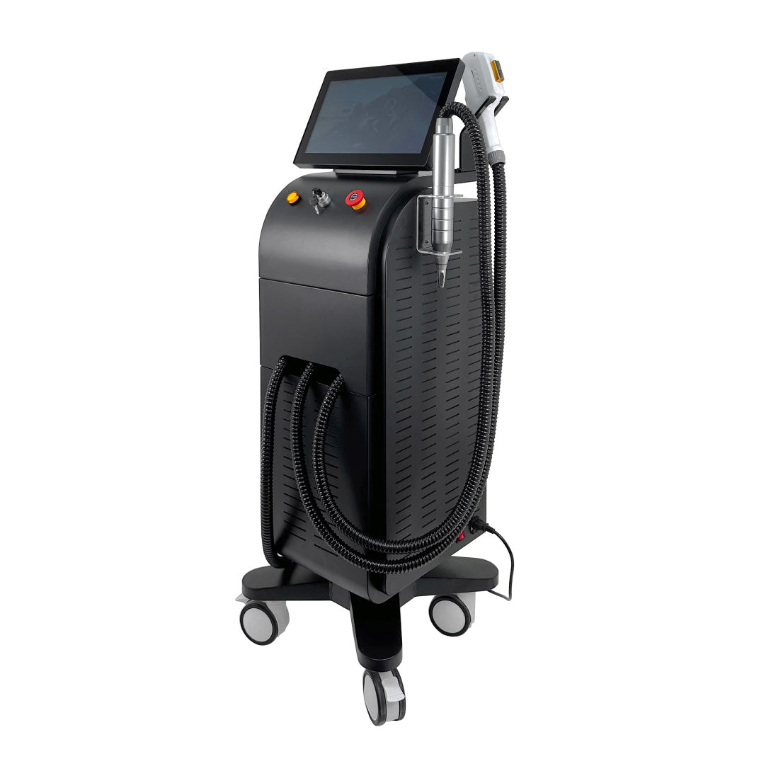 Triple wavelength 808nm diode laser hair removal machine for sale