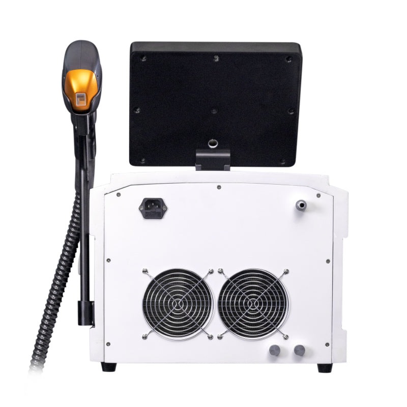 Portable 808nm Diode Laser Hair Removal Machine Three Handles Fast Effective Hair Removal Laser Depilation