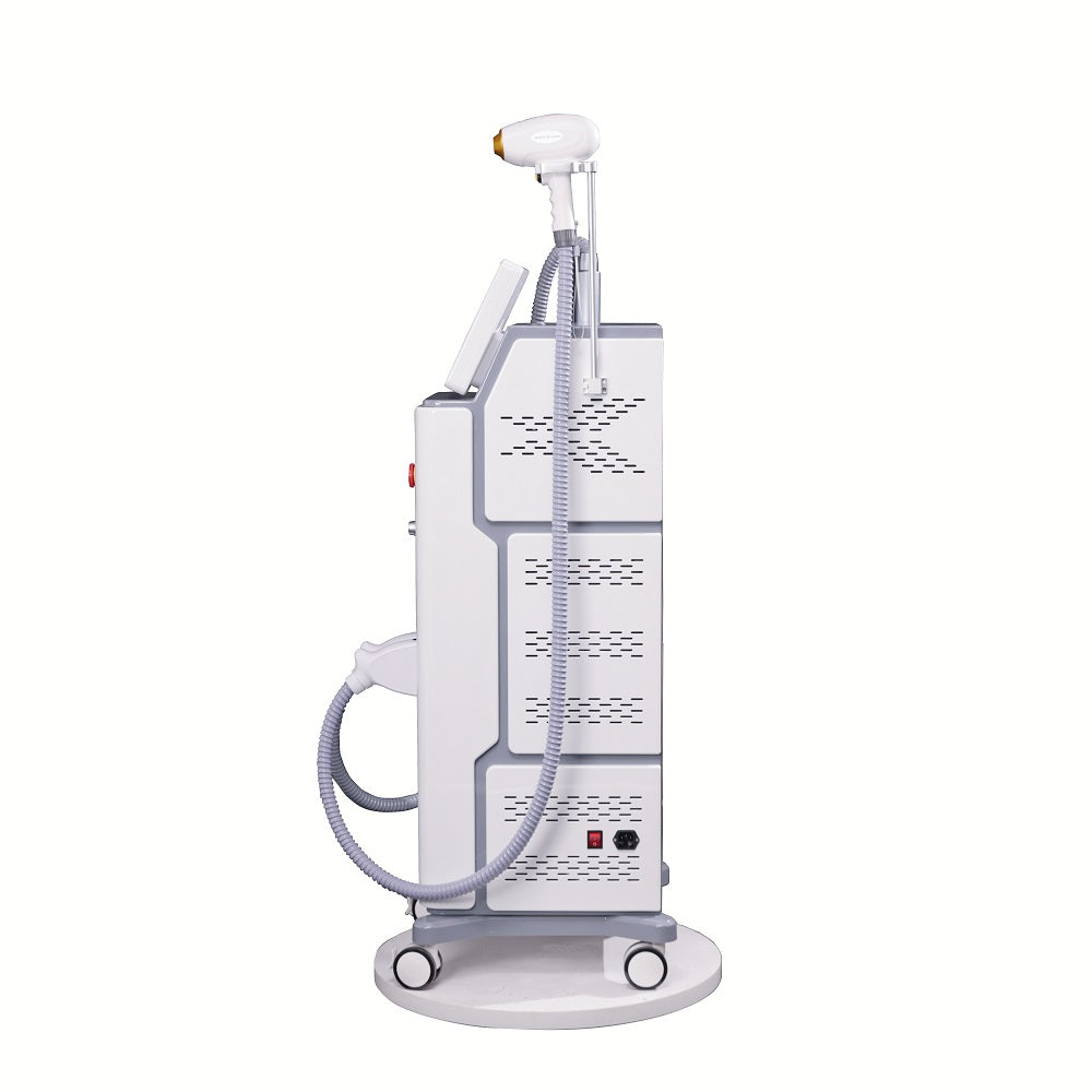 Triple Wavelength Diode Laser 808NM Titanium Ice New Standing Hair Removal Machine for Beauty Salon