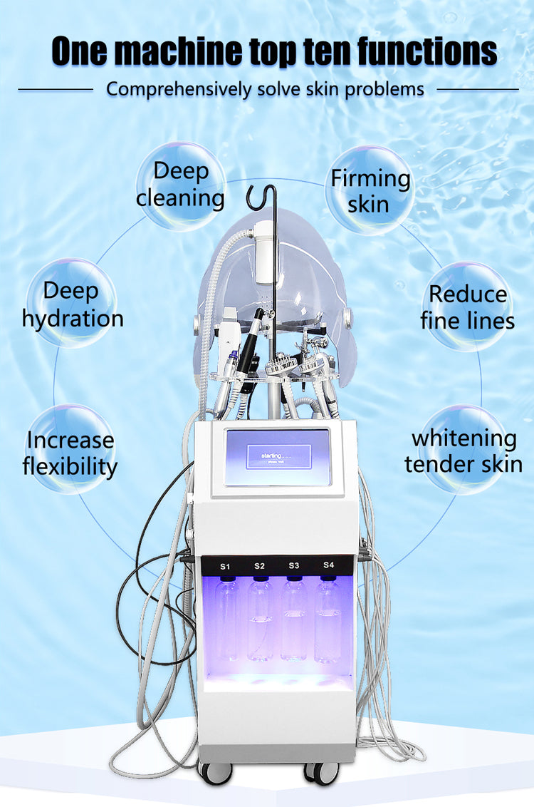 Hydra Dermabrasion Facial Machine Peel Diamond Peeling And Hydra 13 in 1 facial lift skin moisturizer