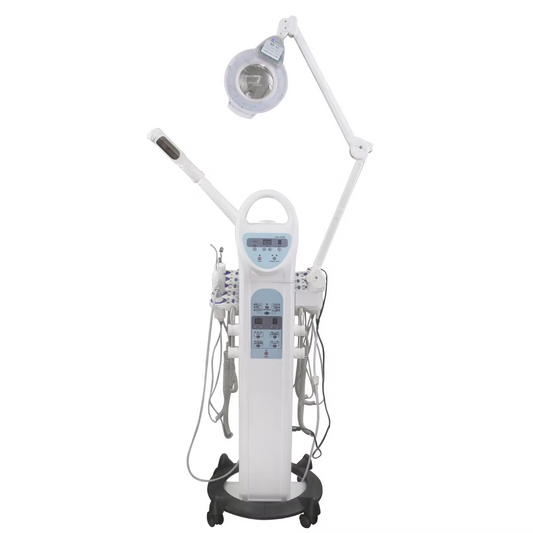 multi-functional 9 in 1 facial care beauty machine skin deep cleaning microcurrent facial steamer machine