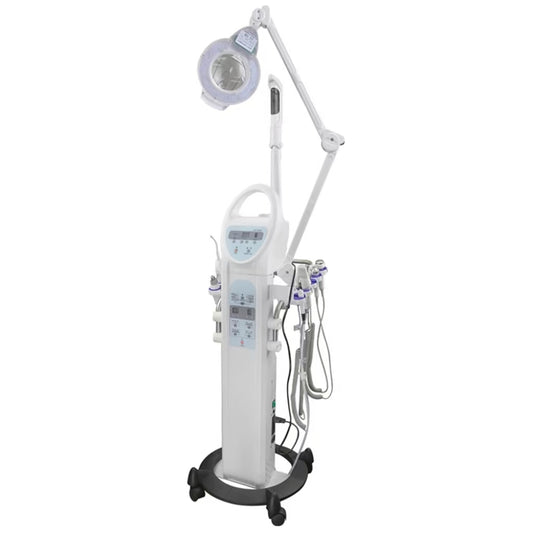 multi-functional 9 in 1 facial care beauty machine skin deep cleaning microcurrent facial steamer machine