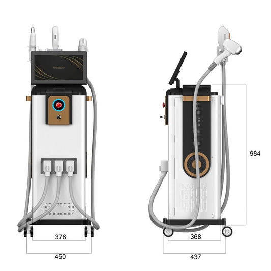 2025 Newest 2000w Professional Diode Laser Permanent Hair Removal Permanent Painless 755 808 940 1064 2 Handles Certificate