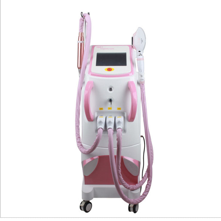 Newest 3in1 Vertical Nd Yag Permanent OPT Hair Removal Laser Machine