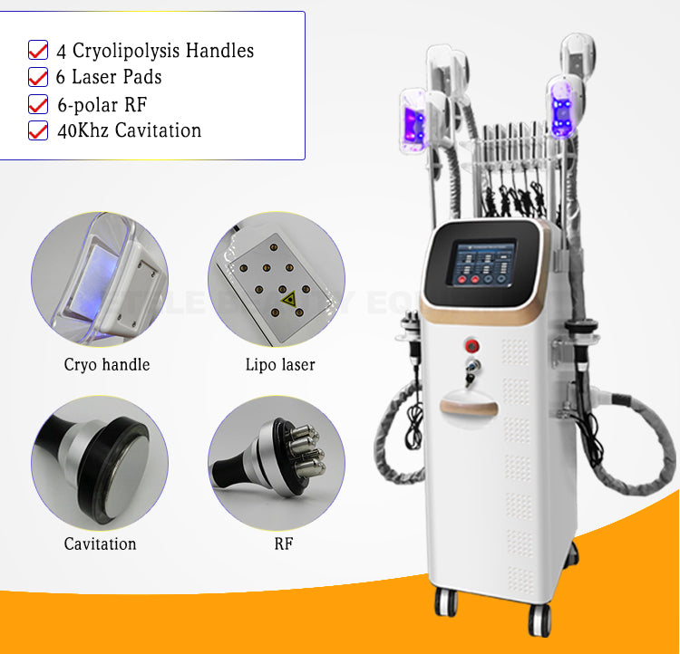 Vertical Cryolipolysis Freezing Weight Loss Machine