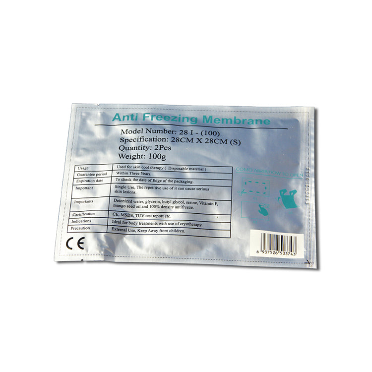 Anti Freezing Membranes Cryo Pad Bag Anti Freeze Membran For Cold Therapy