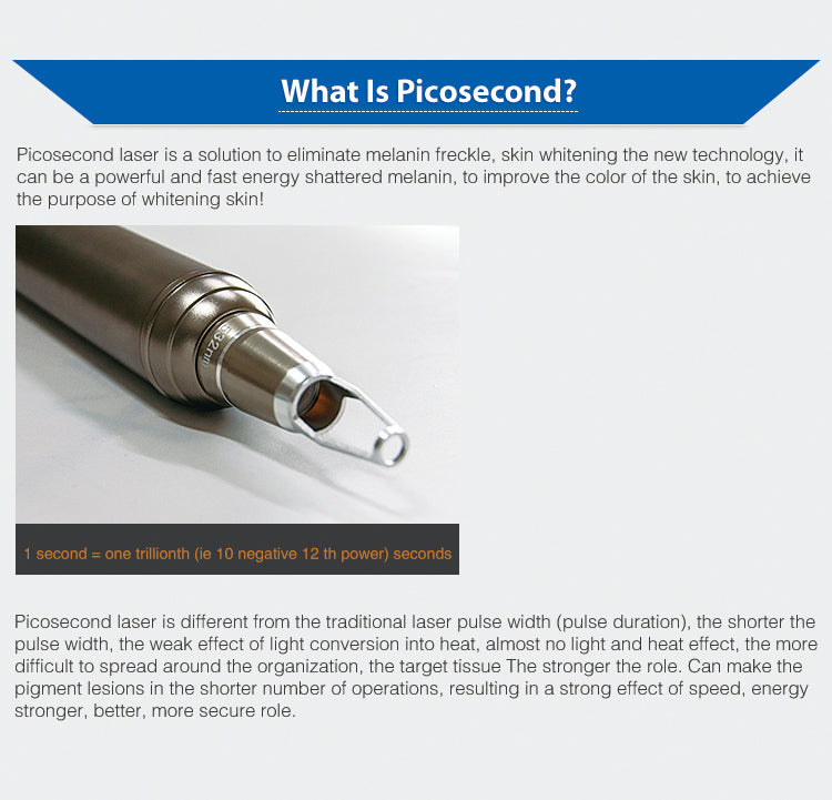 Picosecond Laser Tattoo Removal Device Skin Rejuvenation Pigmentation Therapy