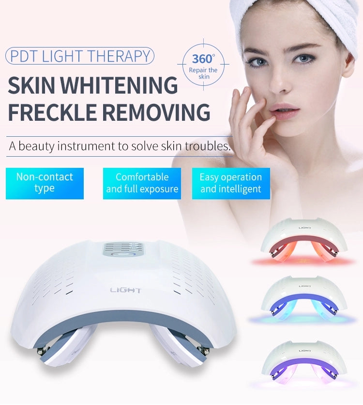 7 Color PDT LED Photon Light Therapy Lamp Facial Body Beauty SPA PDT Skin Tighten Rejuvenation Wrinkle Remover Acne Device