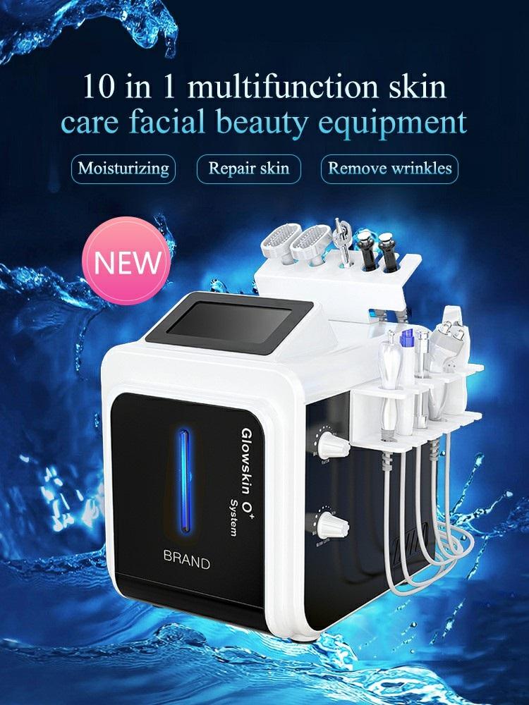 10 in 1 Multifunction Skin Peeling Facial Care Machine Face Lift Skin Tightening Treatment Spa Beauty Machine