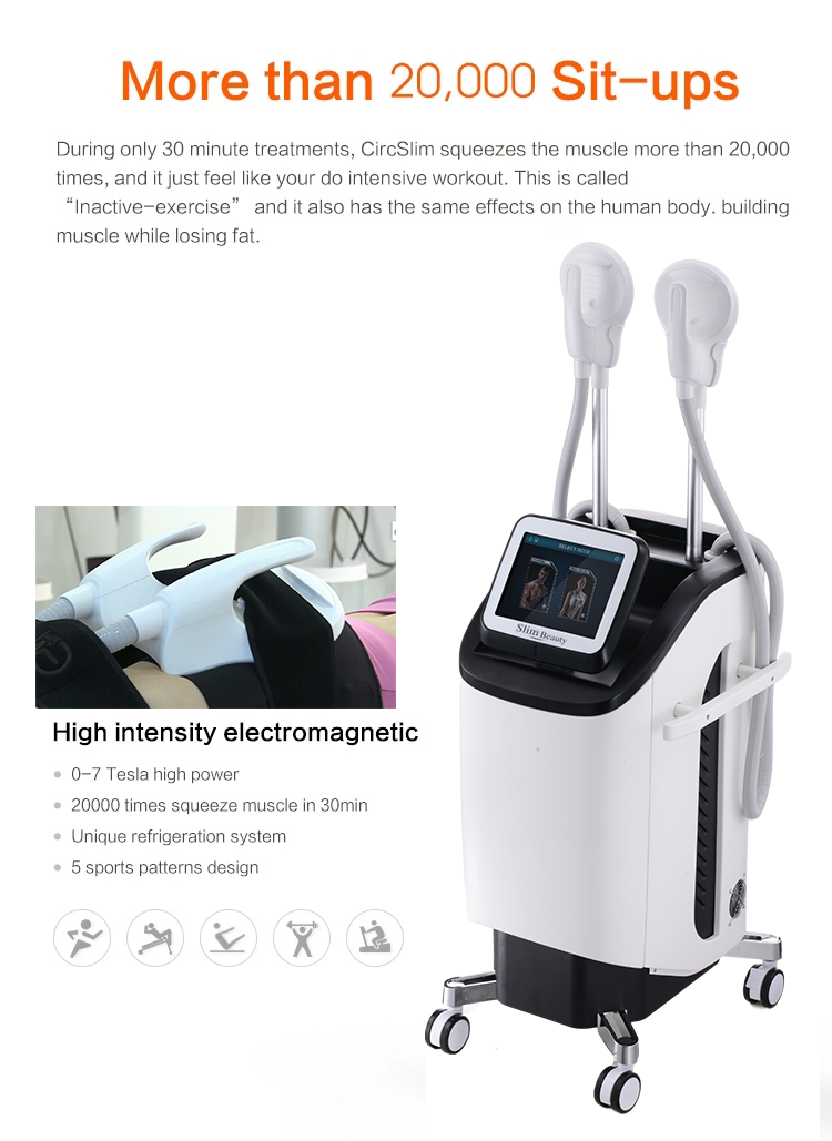 Stimulation Machine Newest Original 2023 Ems Muscle Vertical Sculpt Equipment Ems Electric Muscle Stimulator Machine