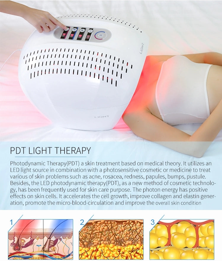 7 Color PDT LED Photon Light Therapy Lamp Facial Body Beauty SPA PDT Skin Tighten Rejuvenation Wrinkle Remover Acne Device