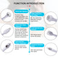 6 In 1 Oxygen Small Bubble Aqua Facial Peel H2O2 RF Face Lifting Skin Tightening Ultrasonic Beauty Machine