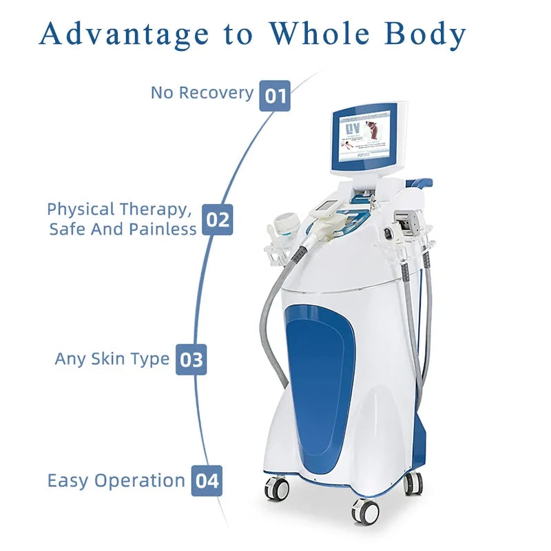 2023 Top sales V9 Vela Body Shape Vacuum Cavitation RF Slimming Machine V9 Vela Sculpting Body Contouring Machine