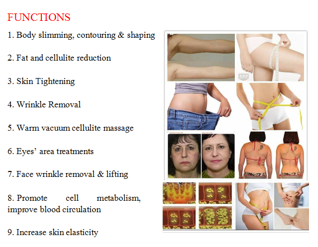 V10 body slimming machine double 40K cavitation infrared light RF bio vacuum roller machine for fat reduction