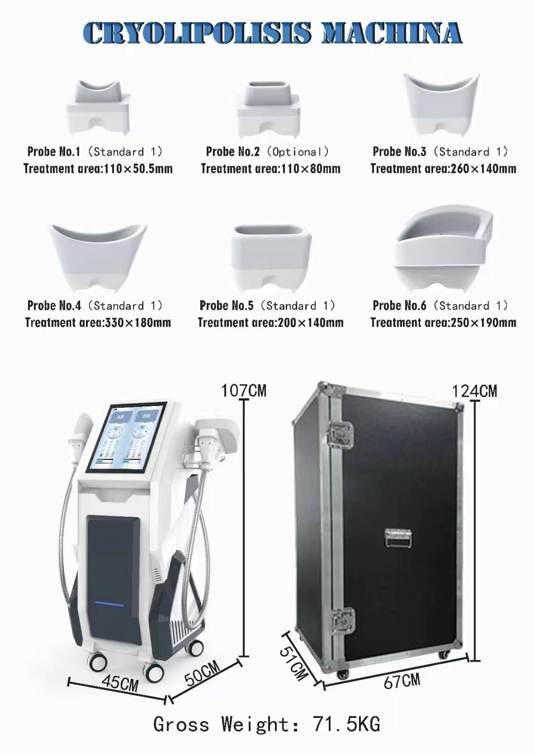 2023 Vertical 2 Silicone Handles cellulite reduction weight loss fat freezing cryo 360 body sculpting machine