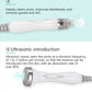 6 In 1 Oxygen Small Bubble Aqua Facial Peel H2O2 RF Face Lifting Skin Tightening Ultrasonic Beauty Machine