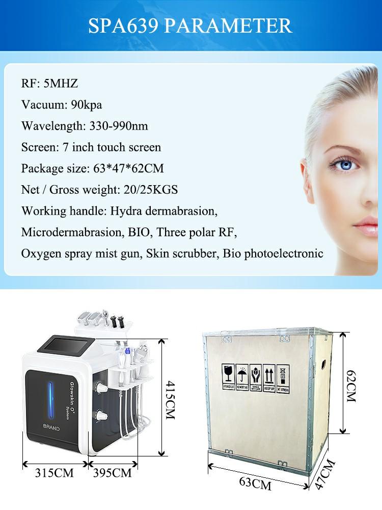 10 in 1 Multifunction Skin Peeling Facial Care Machine Face Lift Skin Tightening Treatment Spa Beauty Machine