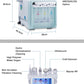 6 In 1 Oxygen Small Bubble Aqua Facial Peel H2O2 RF Face Lifting Skin Tightening Ultrasonic Beauty Machine