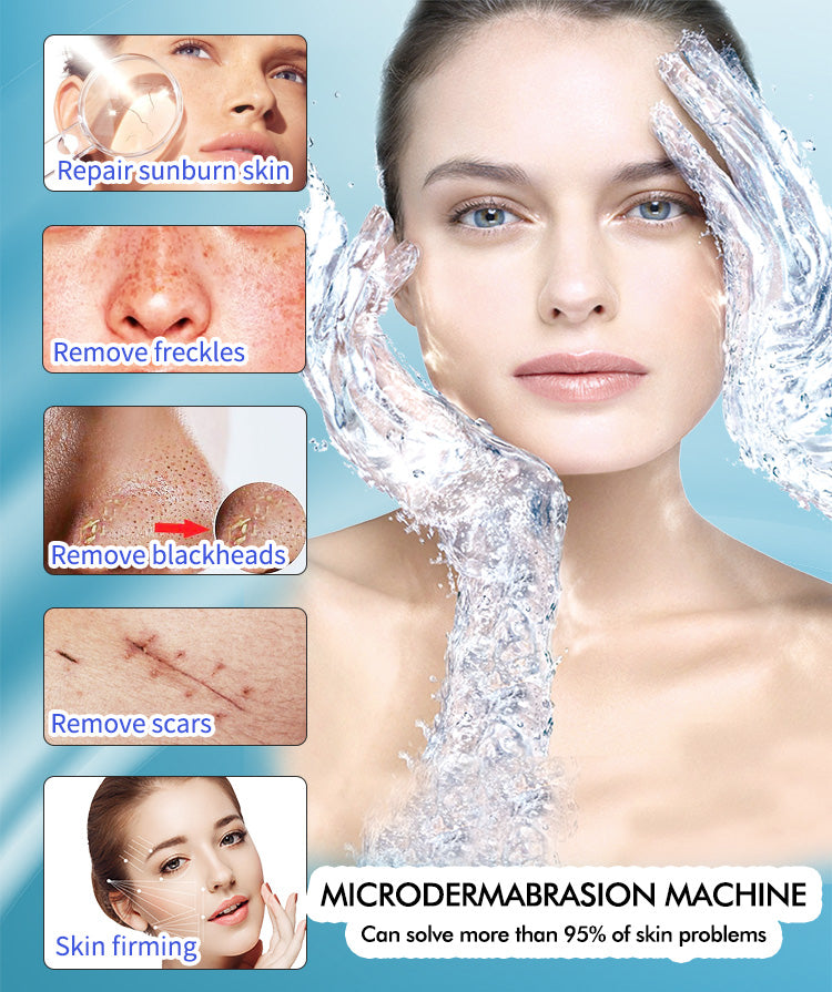 Hot Selling SPA-M39 Remover Vacuum Hydra Microdermabrasion Machine Oxygen Skin Tighten Oxygen Therapy Facial Machine