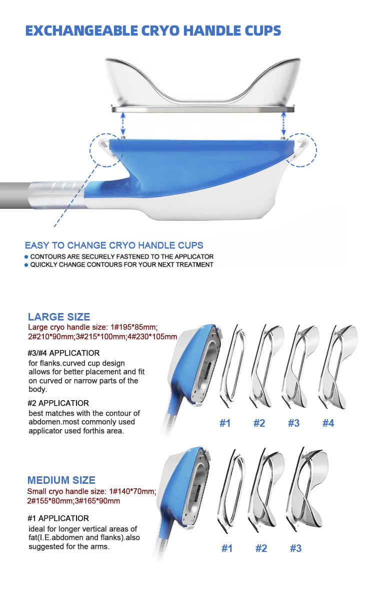 Freezing Therapy Fat Removal Cryo Freeze Fat Cryolipolysis Machine