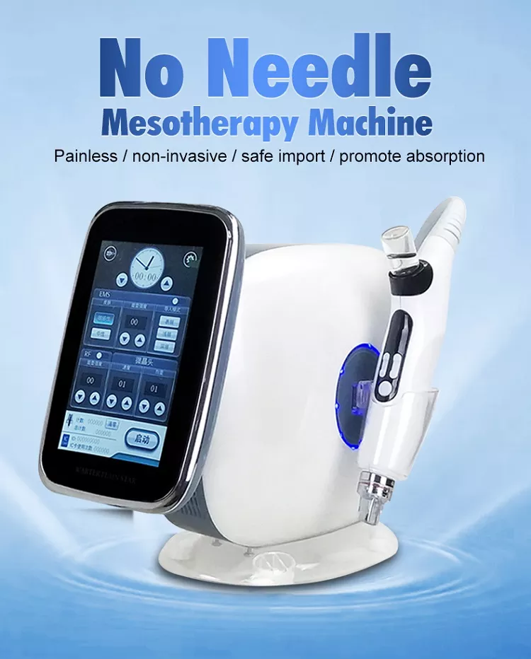 High Quality No-needle Mesotherapy Device Monocrystalline Anti-aging Wrinkle removal Device