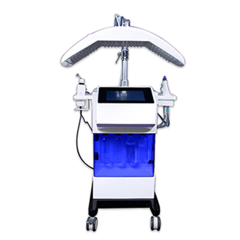 Multifunction Led Light 8 In 1 Hydra Dermabrasion Oxygen Jet Skin Rejuvenation Machine